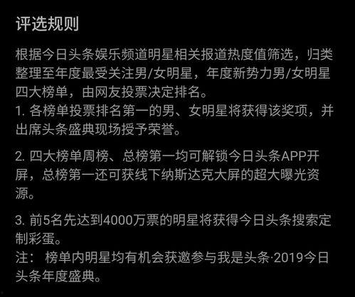 头条盛典谁投票的好,揭秘投票风云，谁将成为年度人气王？